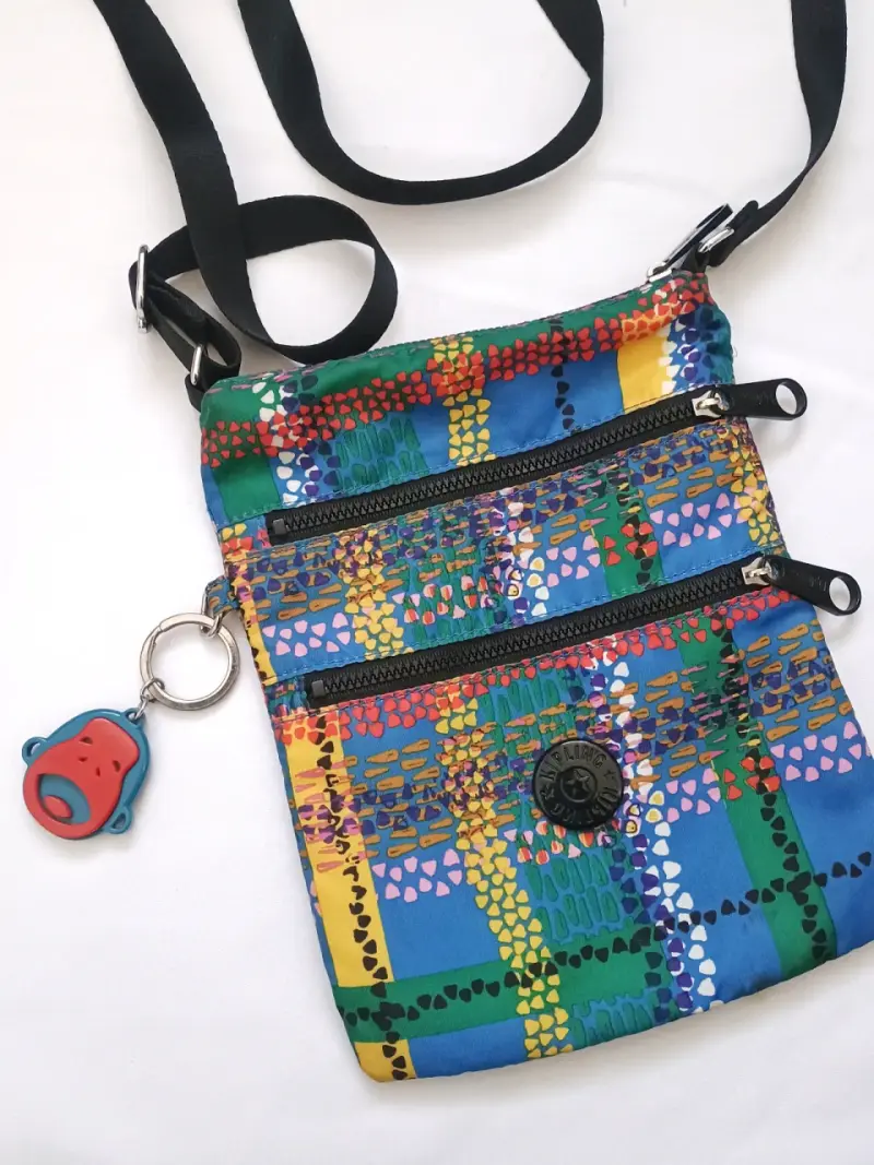 Bolso cruzado Kipling multicolor - 1
