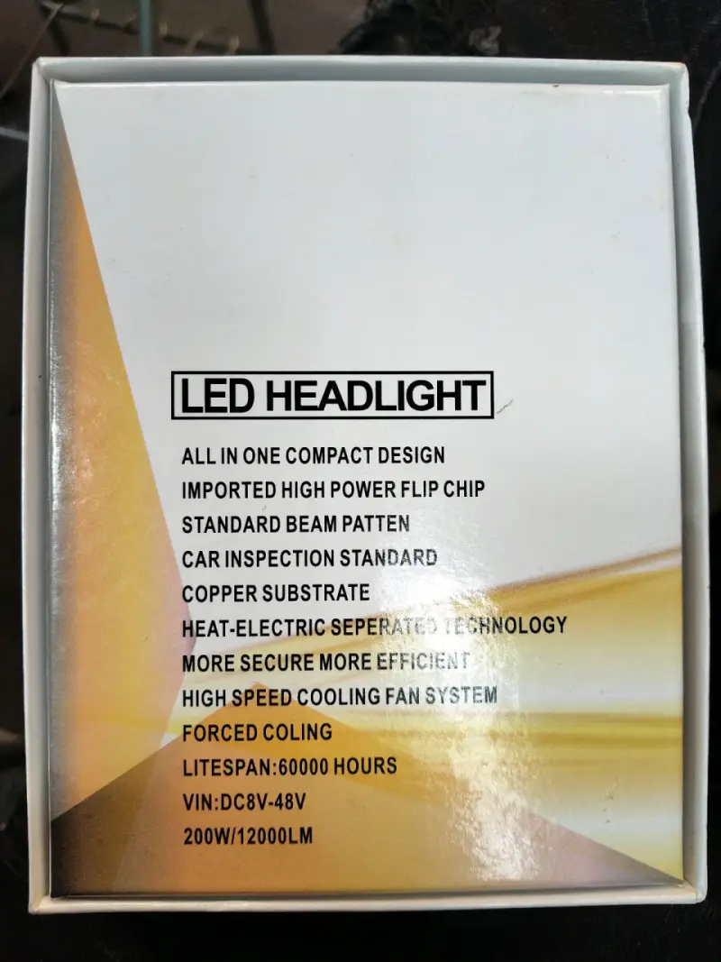 Foco LED para auto R11 H7 250W - 2