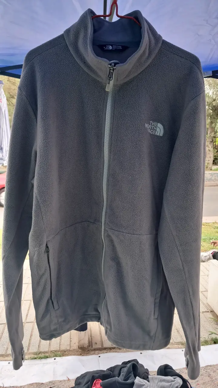 Chaqueta polar gris The North Face para hombre