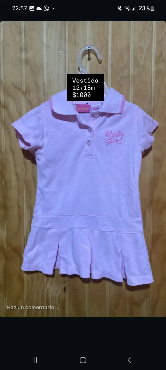 Polera azul para niña George T3-4 años - 2