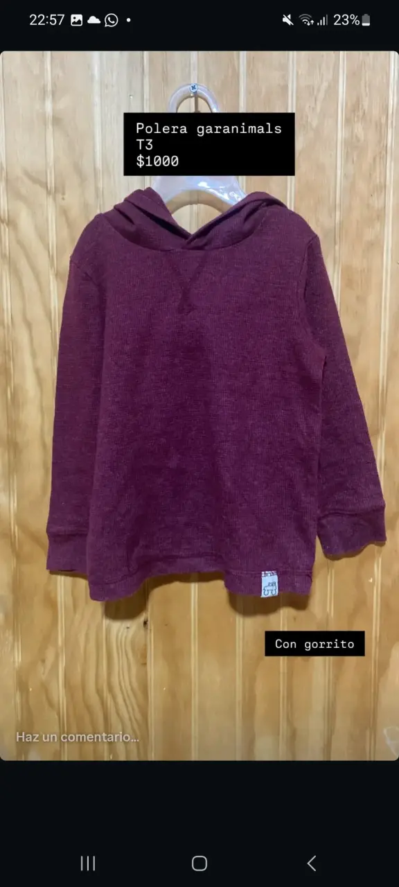 Polera azul para niña George T3-4 años - 3