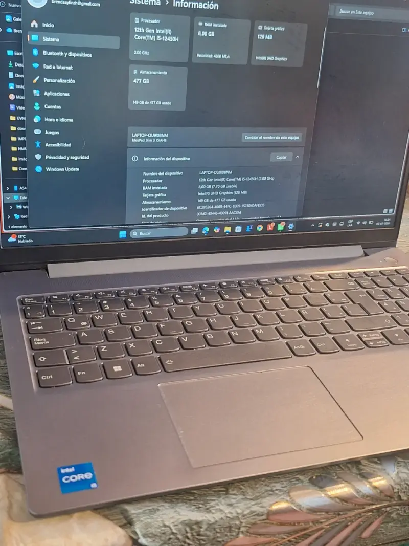 Laptop Lenovo IdeaPad 3i Intel Core i5 12va Gen - 2