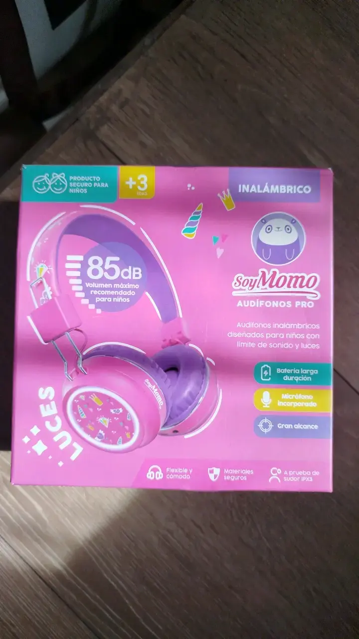 Audífonos inalámbricos SoyMomo para niños con luces - 1