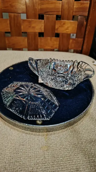 Centro de Mesa de Cristal Tallado - miniatura 3