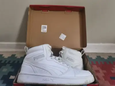 Zapatillas altas blancas Puma Rebound V6 - miniatura 1