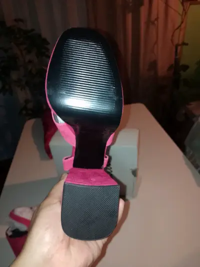 Sandalias de plataforma fucsia Americanino - miniatura 2