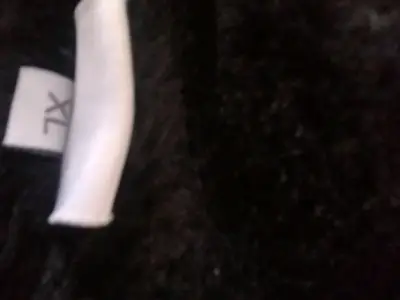 Chaqueta de felpa negra Ellesse con capucha. - miniatura 4