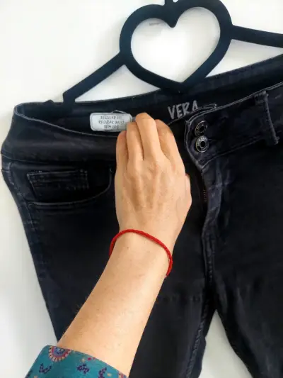 Jeans negros para mujer Vera talla 40 - miniatura 1