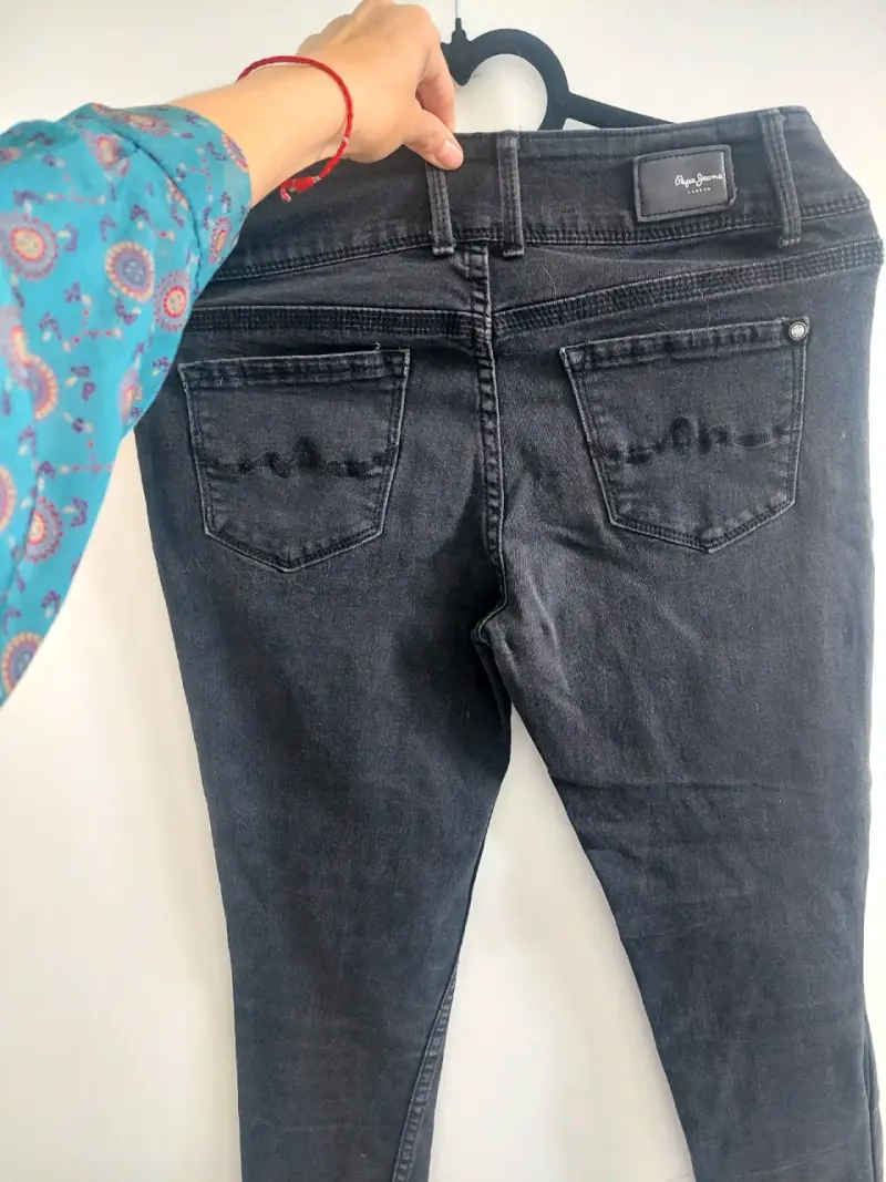 Jeans negros para mujer Vera talla 40 - 4