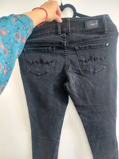 Jeans negros para mujer Vera talla 40 - miniatura 4