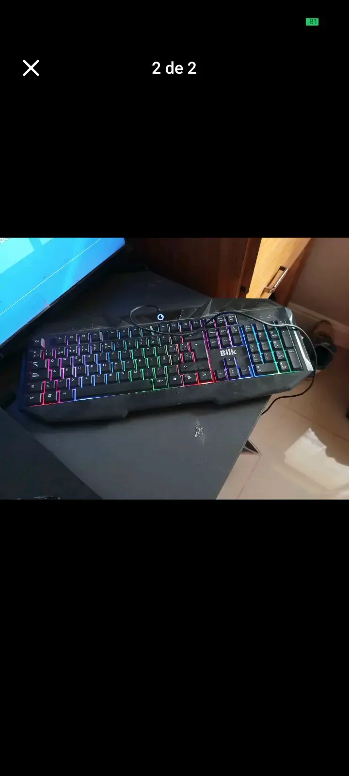 Teclado USB con retroiluminación Blik - 2