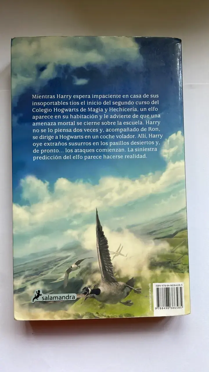 Libro Harry Potter y la Cámara Secreta de J.K. Rowling - 2