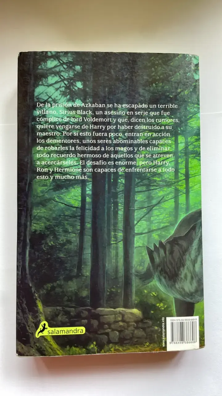 Libro Harry Potter y el Prisionero de Azkaban J.K. Rowling - 2