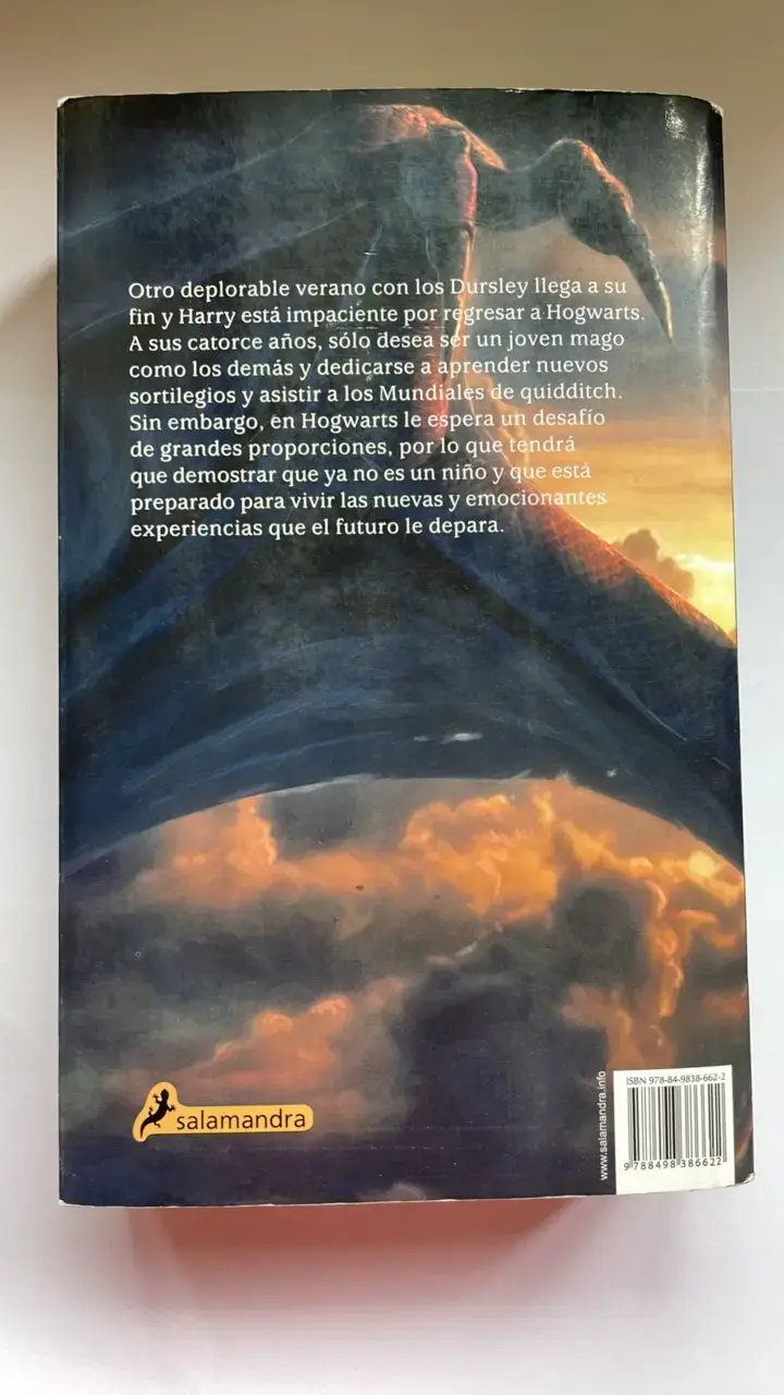 Libro Harry Potter y el Cáliz de Fuego de J.K. Rowling - 2