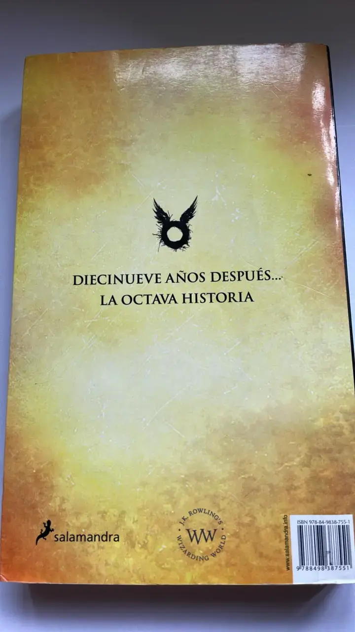 Libro Harry Potter y el Legado Maldito - Salamandra - 2