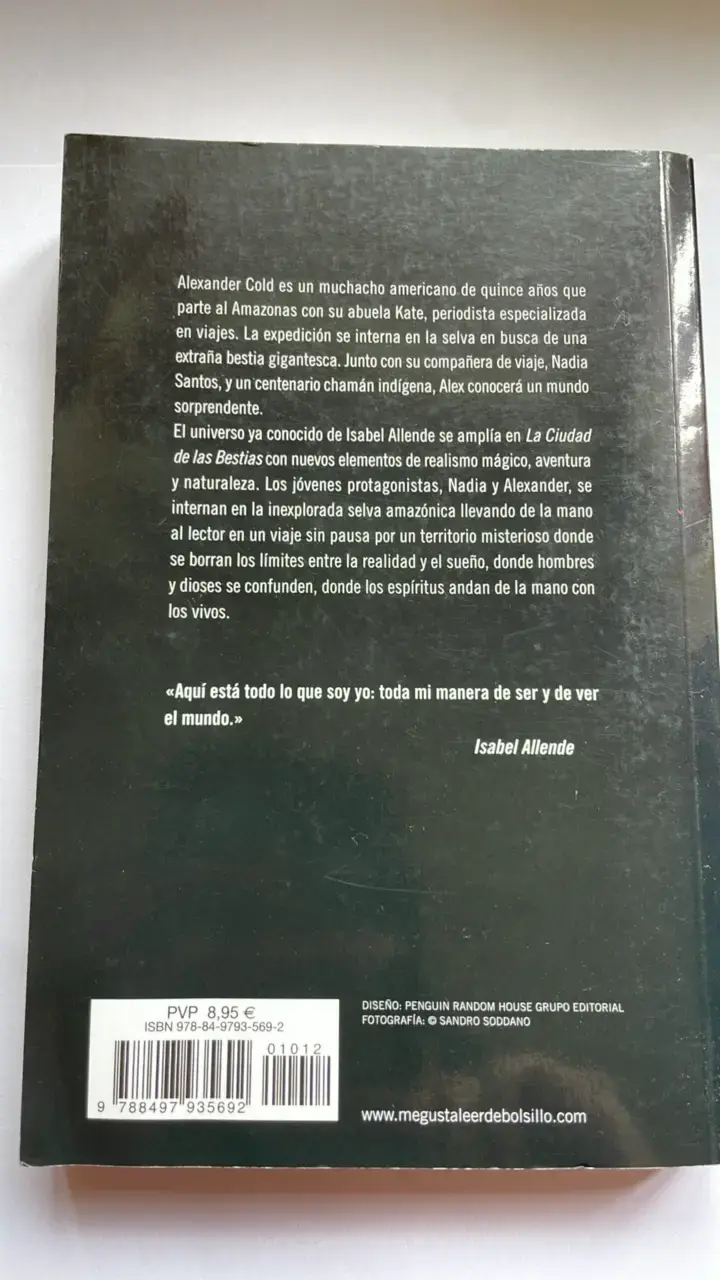 Libro 'La Ciudad de las Bestias' de Isabel Allende - 2