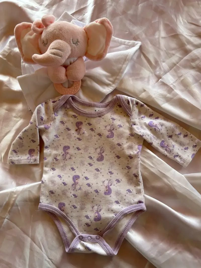 Conjunto de bodies para bebé en varios colores - 5