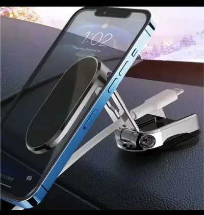 Soporte magnético plegable para auto - miniatura 3
