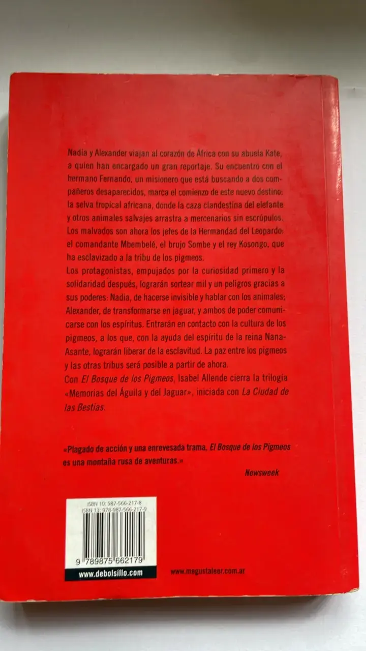Libro El Bosque de los Pigmeos de Isabel Allende - 2