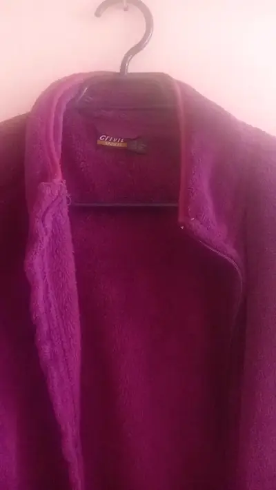 Chaqueta de polar morada Civil Sports - miniatura 1