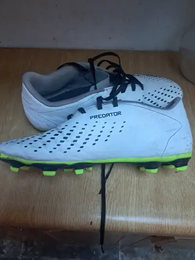 Zapatillas de fútbol Adidas Predator blancas - miniatura 2