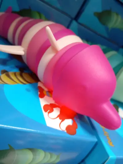 Juguete sensorial delfín colorido para niños - miniatura 1