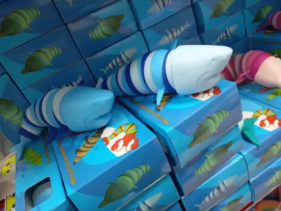 Juguete sensorial delfín colorido para niños - miniatura 3