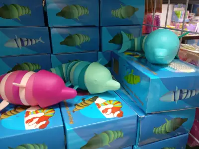 Juguete sensorial delfín colorido para niños - miniatura 6