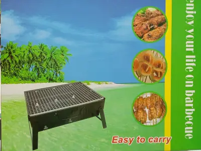 Parrilla portátil de carbón plegable - miniatura 1