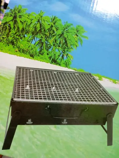 Parrilla portátil de carbón plegable - miniatura 2