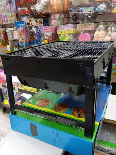 Parrilla portátil de carbón plegable - miniatura 4