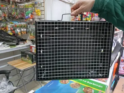 Parrilla portátil de carbón plegable - miniatura 6