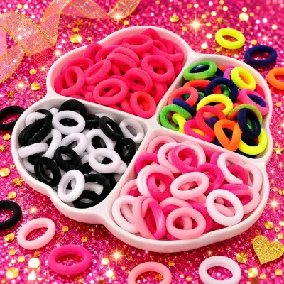 Colet Multicolor 400 unidades coletas Cabello - miniatura 1