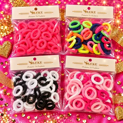 Colet Multicolor 400 unidades coletas Cabello - miniatura 2