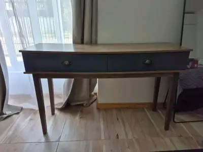 Consola de Madera con Cajones Estilo Moderno - miniatura 1