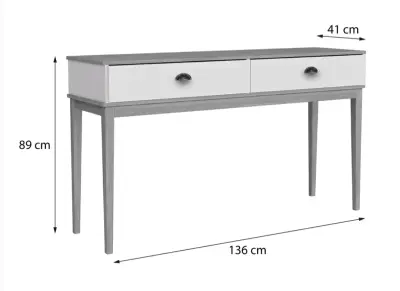 Consola de Madera con Cajones Estilo Moderno - miniatura 3