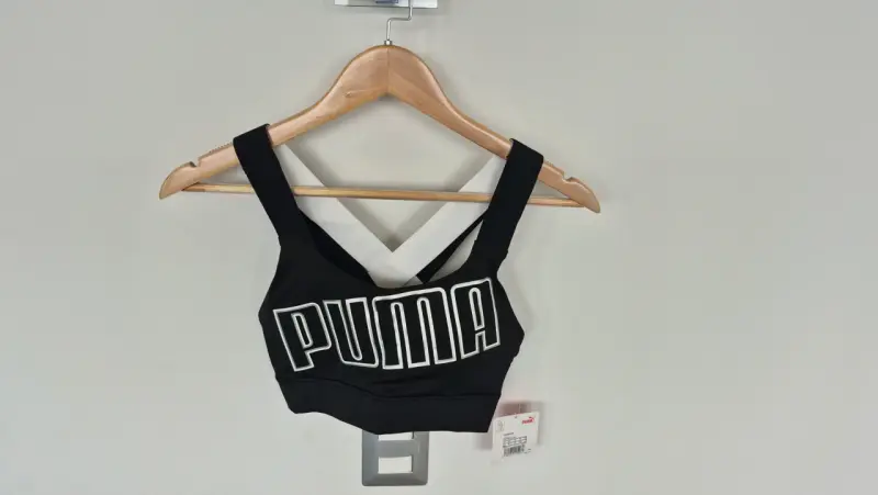 Top deportivo negro y blanco Puma - 2