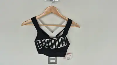 Top deportivo negro y blanco Puma - miniatura 2