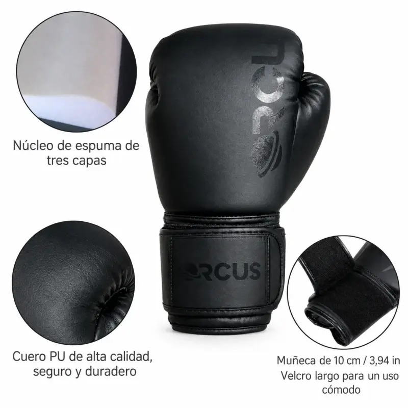 Guantes de Boxeo Orcus 10 oz | Cuero PU - 5
