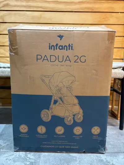 Coche de bebé Infanti Padua 2G negro - miniatura 5