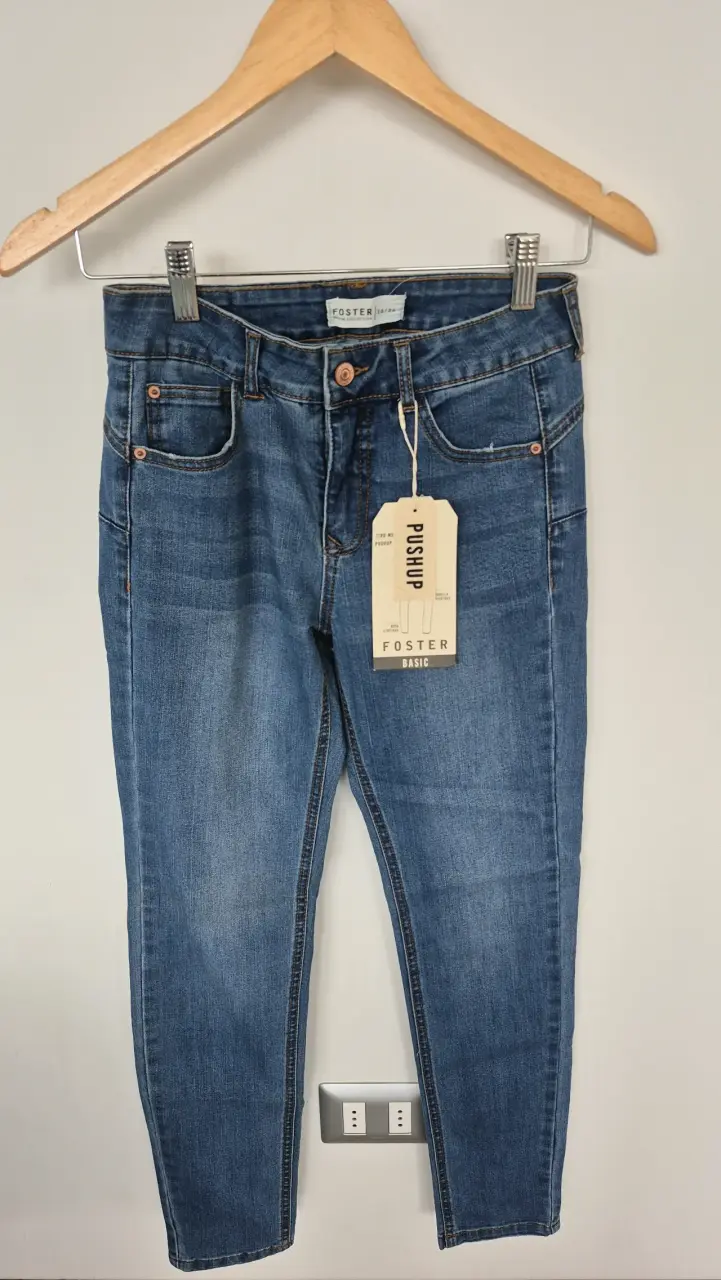 Jeans Push Up Foster Básicos Mujer