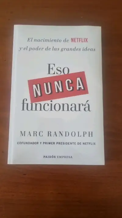 Libro 'Eso Nunca Funcionará' de Marc Randolph - miniatura 1