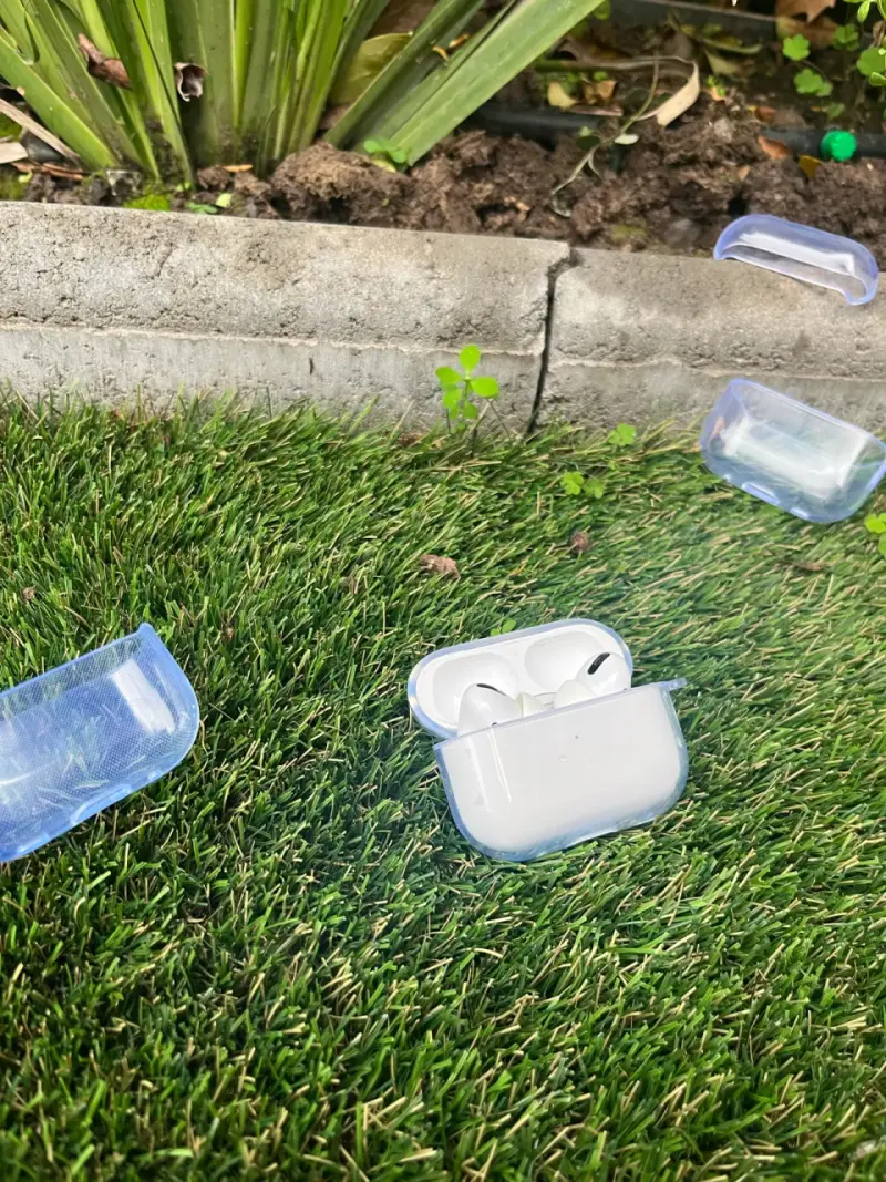 Funda de silicona transparente, AirPods Pro 1-2-3 - 4