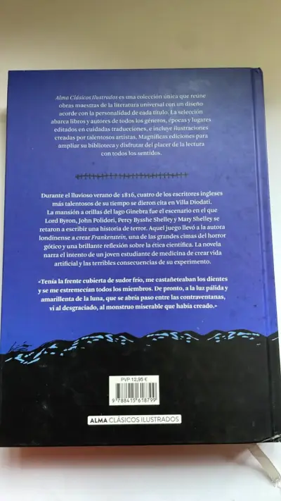 Libro Frankenstein de Mary Shelley ilustrado - miniatura 2