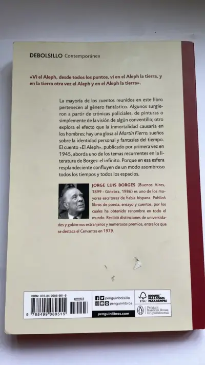 Libro El Aleph de Jorge Luis Borges - miniatura 2