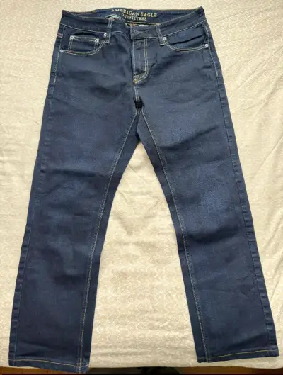 Jeans American Eagle azul oscuro para hombre - miniatura 1
