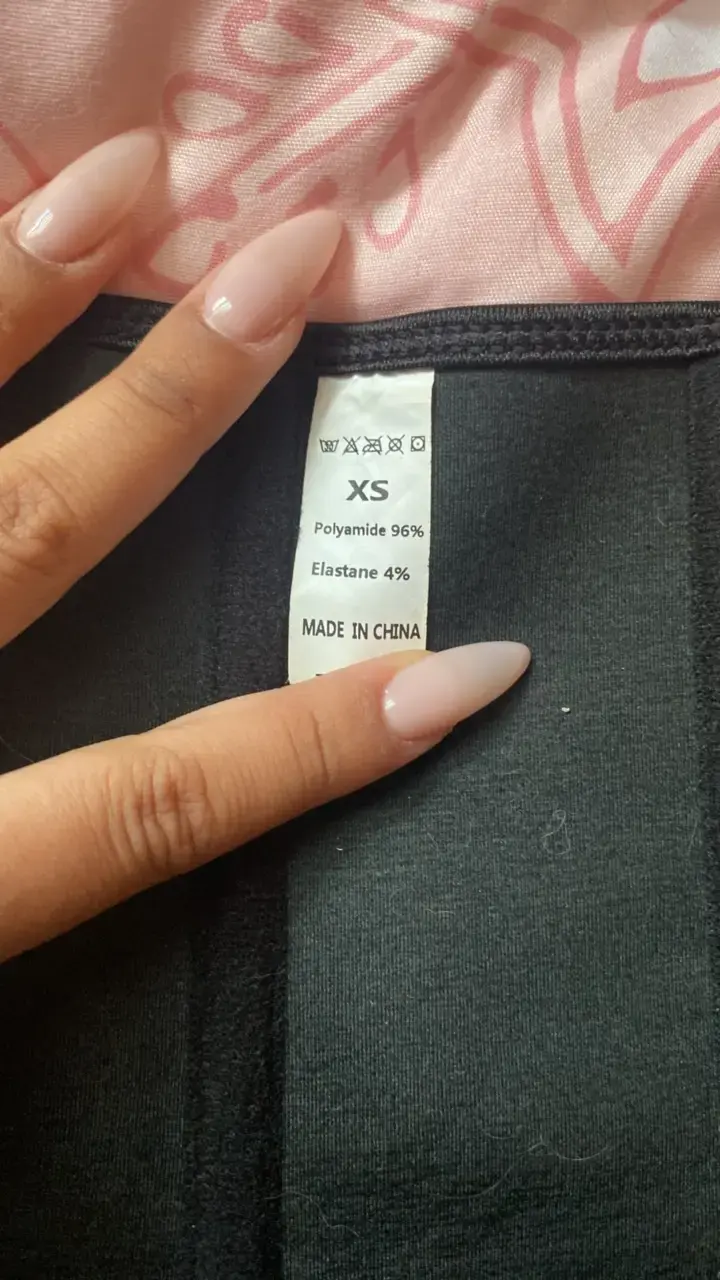 Faja reductora negra con cierre y ganchos - 4