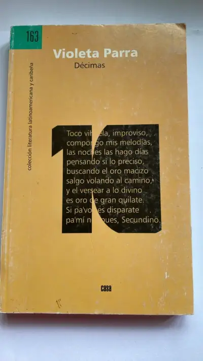 Libro Décimas de Violeta Parra - miniatura 1