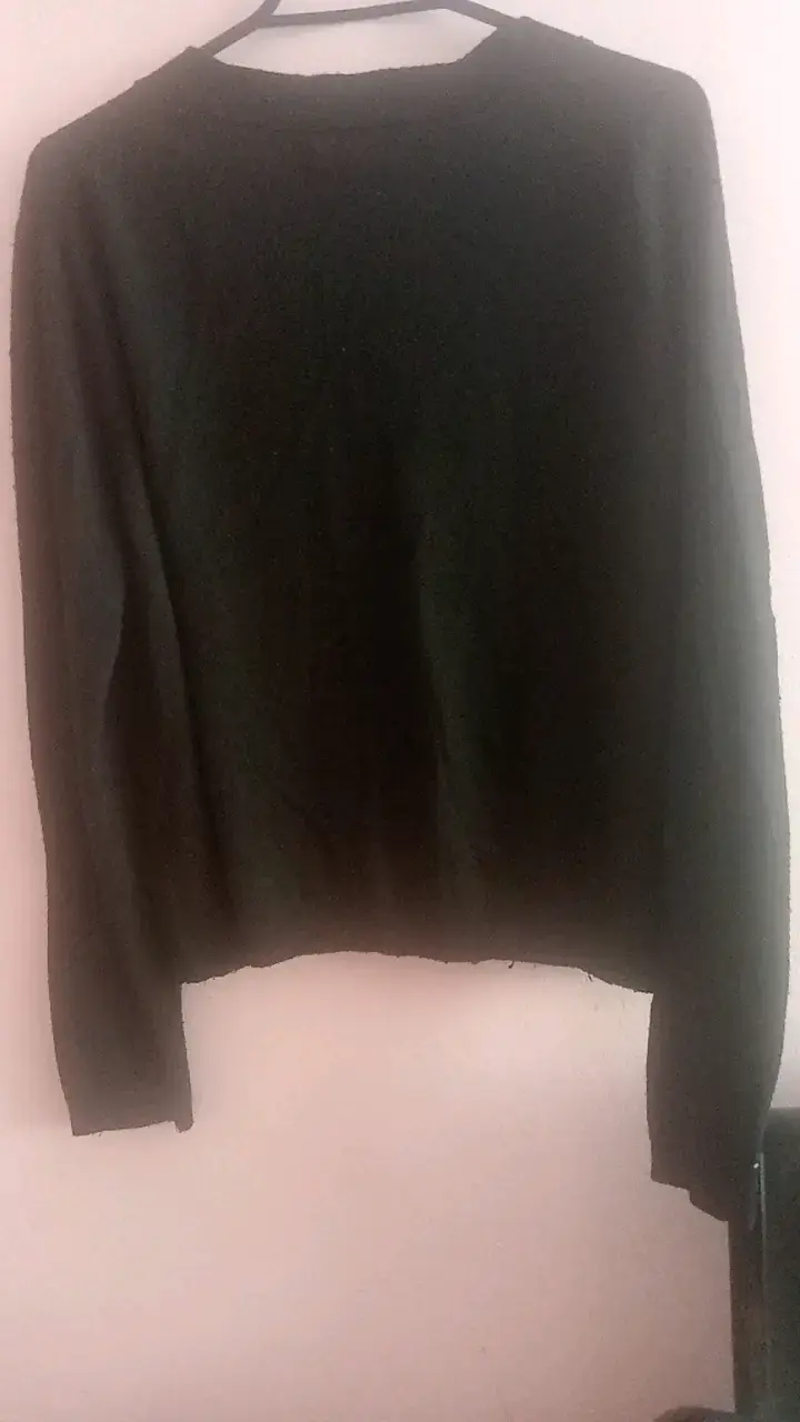 Chaleco negro de lana para mujer MNG - 2