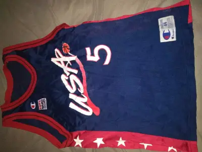 Camiseta de baloncesto USA Champion número 5 - miniatura 1
